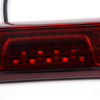 G-PLUS High Mount Rear 3rd Third Brake Light Compatible With 2014-2018 Chevy Silverado GMC Sierra 1500 2500 HD 3500 HD LED Cargo Tail Lamp Black Housing Red Lens