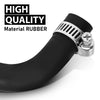 G-PLUS PCV Hose Blow By Hose w/Clamps Compatible with Nissan Altima 2.5L Engine 2007-2012 11823-JA00A, 11823JA00A Black Rubber