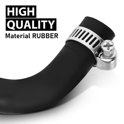 G-PLUS PCV Hose Blow By Hose w/Clamps Compatible with Nissan Altima 2.5L Engine 2007-2012 11823-JA00A, 11823JA00A Black Rubber