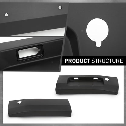 G-PLUS Left & Right Rear Door Lower Molding Compatible with Ford Transit Transit-150 Transit-250 Transit-350 2015-2019,Without Camera Hole CK4Z-99425B28-BB, KK3Z-99425B28-BC