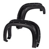G-PLUS Pocket Riveted Fender Flares Compatible with 2007-2013 GMC Sierra 1500 All Beds, Front & Rear Smooth Black Upgrade Wheel Cover Protector