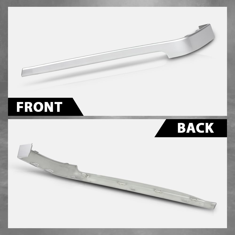 G-PLUS Left Rear Bumper Side Cladding Trim Compatible with Land Rover Range Rover 2013-2022 Silver