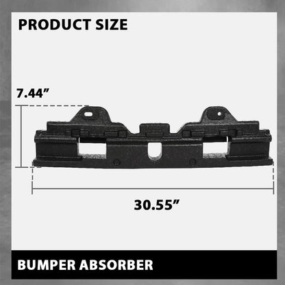 G-PLUS Front Bumper Impact Absorber Compatible with Jeep Grand Cherokee 2016-2021 Black 68328816AA