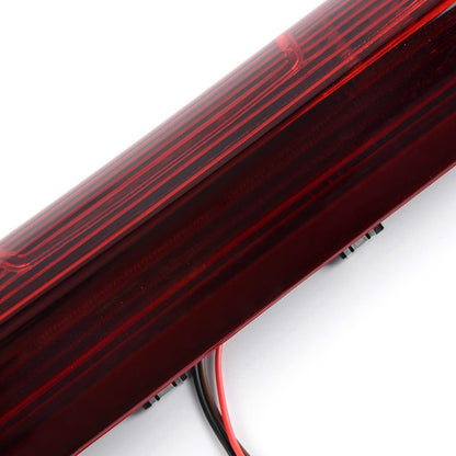 G-PLUS High Mount Rear 3rd Third Brake Light Compatible With 2014-2018 Chevy Silverado GMC Sierra 1500 2500 HD 3500 HD LED Cargo Tail Lamp Black Housing Red Lens
