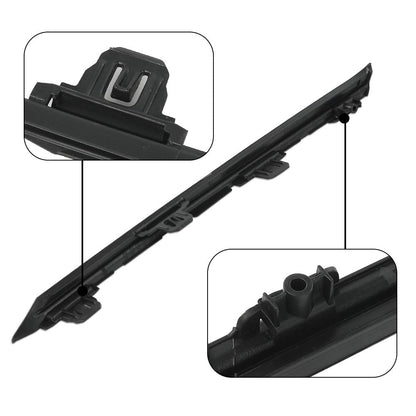 G-PLUS Left Front Bumper Grille Insert Upper Trim Molding Compatible with Toyota Rav4 2019 2020 2021 2022 531240R040, TO1212112