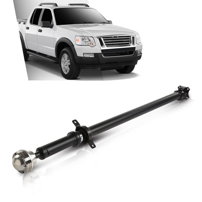 G-PLUS Rear Drive shaft Driveshaft Assembly Compatible with Ford Explorer Sport Trac 2007-2010 V6 4.0L, V8 4.6L Crew Cab Pickup 4WD Black