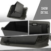 G-PLUS Dash Knee Center Glove Storage Box Cubby Compatible with Ford F250 F350 Super Duty 2005-2007 Dark Gray