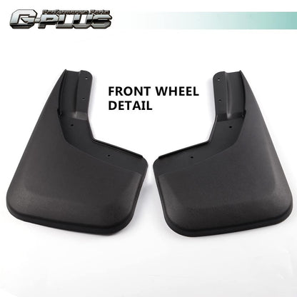 G-PLUS Heavy Duty Molded Mud Flaps Compatible with Chevy Silverado 2014-2018, 2PCS Front Splash Guards Mudguard Kit