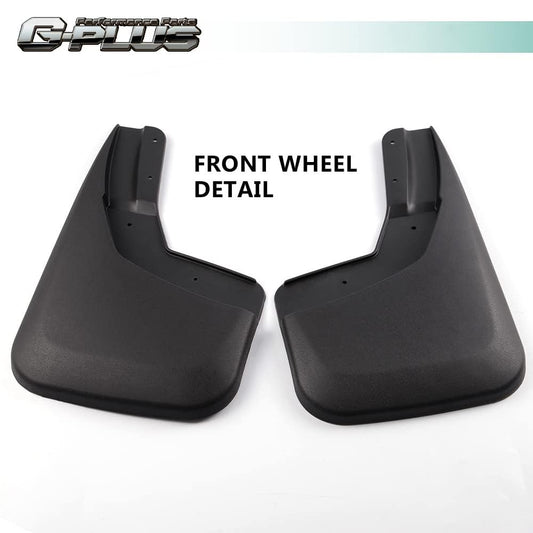 G-PLUS Heavy Duty Molded Mud Flaps Compatible with Chevy Silverado 2014-2018, 2PCS Front Splash Guards Mudguard Kit