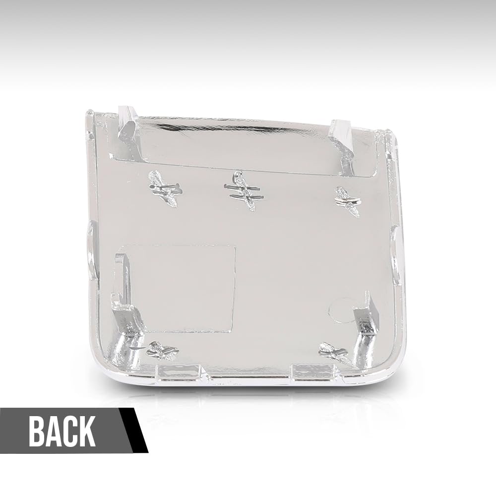 G-PLUS Rear Bumper Tow Hook Eye Cover Compatible with Benz W247 GLB Class GLB250 2020-2021 2478857301, 2478857401 Silver
