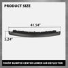 G-PLUS Front Bumper Center Lower Air Deflector Spoiler Compatible with Land Rover Range Rover L322 2002-2009 DXJ500040