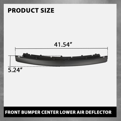 G-PLUS Front Bumper Center Lower Air Deflector Spoiler Compatible with Land Rover Range Rover L322 2002-2009 DXJ500040