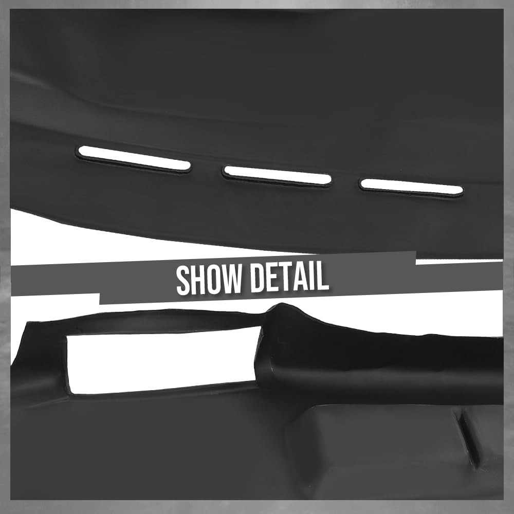 G-PLUS TPE Dash Cover Dashboard Panel Compatible with BMW E30 3 Series 318i 325e 325i 325is 1984 1985 1986 1987 1988 1989 1990 Black