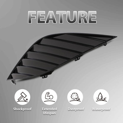 G-PLUS Front Bumper Fog Light Cover Bezel Driver and Passenger Side Compatible with Toyota Camry SE XSE 2018–2020 Fog Lamp Covers 8148106180 8148106170 TO1039211 TO1039210