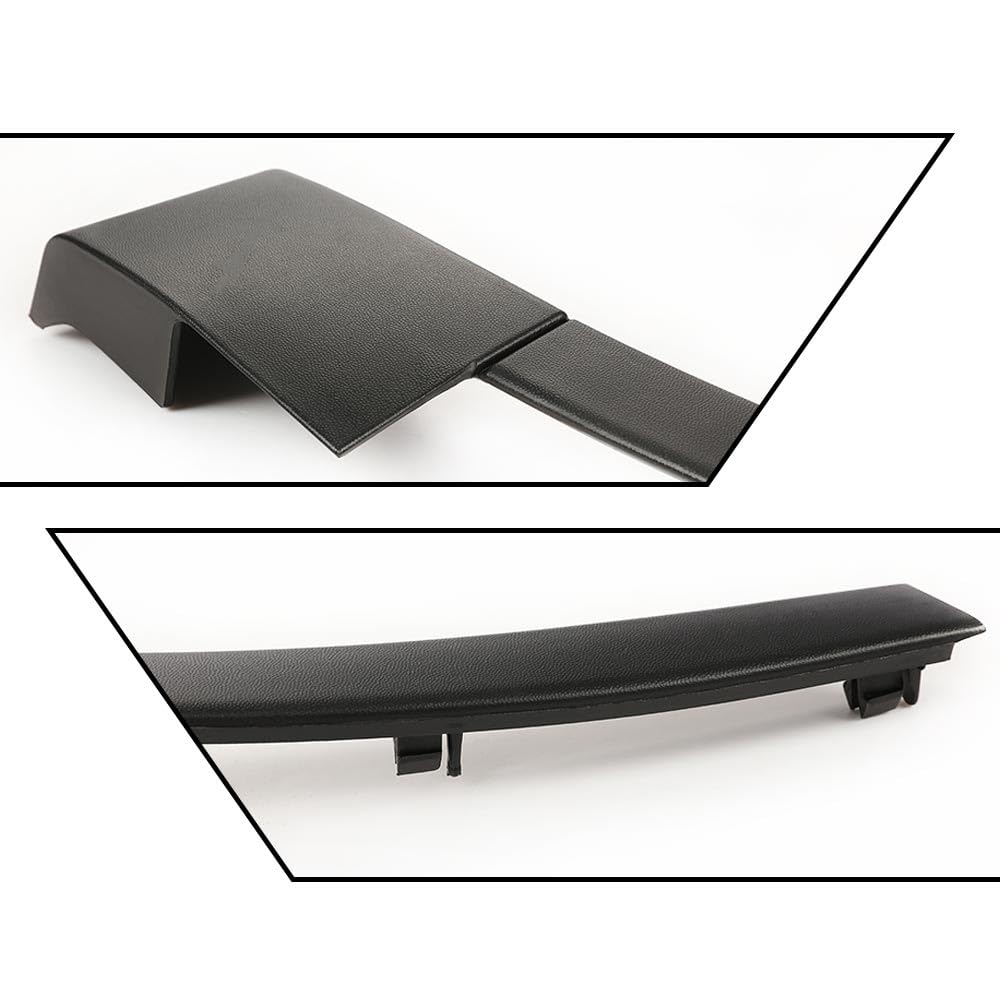 G-PLUS Fender Flares Wheel Opening Molding Trim, Compatible With 2012-2017 Volkswagen Tiguan, OE Style Black Wheel Cover Protector (2 x Front Left+Front Right) 5N0854732B9B9, VW1291106