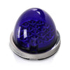 G-PLUS Blue Lens White LED Marker Turn Signal Light Lamp w/Base universal