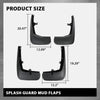 G-PLUS 4PCS Mud Flaps Splash Guards Mudguards Mudflaps with Hardware Compatible with Land Rover Range Rover Sport L320 2006-2013 Front LH RH & Rear LH RH