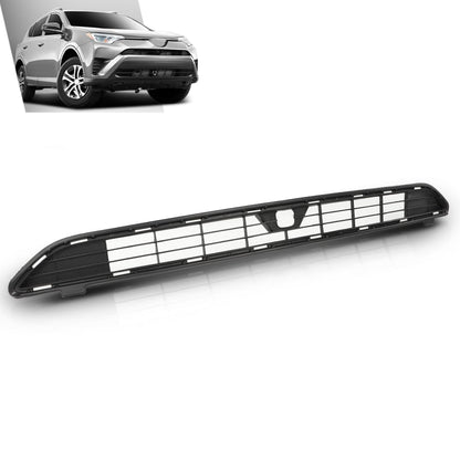 G-PLUS Front Bumper Center Middle Grille With Camera Option Compatible with Toyota Rav4 XLE LE 2016-2018 TO1036177 Grill