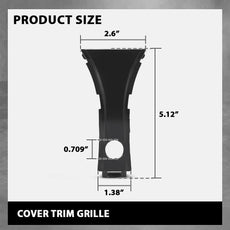 G-PLUS Grille Cover Trim for BMW 7 Series G11 G12 2015-2019 Close-up View