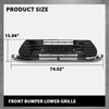 G-PLUS Front Lower Bumper Grille Grill, Compatible with Toyota Sienna 2021-2024, W/Sensor Holes, W/o Camera Option, 5310208070, TO1036247