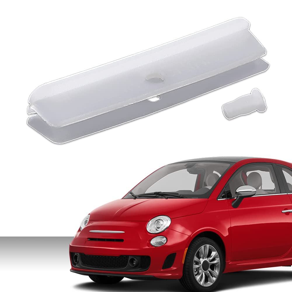 G-PLUS Window Regulator Clip Compatible with Fiat 500 2012-2019 Door Window Glass Run Channel Track Repair Guide Clip Driver or Passenger Side 2552-2015L 2552-2015R 4816692AC 4816693AC