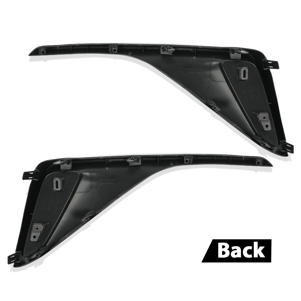 G-PLUS Bumper Insert Cover Plate Rear Driver and Passenger Side Compatible with Toyota Camry XSE SE 2021-2023 52163F4020 52164F4020 TO1139101 TO1138101