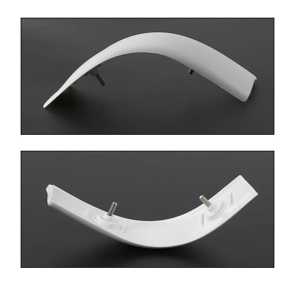 G-PLUS Corner Roof Moldings RH & LH Compatible with Ford F250 F350 F450 F550 Super Duty 1999-2007 Regular & Crew Cab Only (Not Fit Extended Cab) YC3Z-2551728-PTM YC3Z-2551729-PTM Painted White