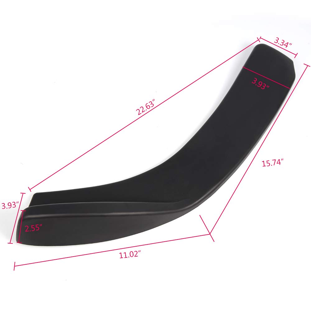 G-PLUS Universal Polyurethane Winglet Aero Front Bumper Lip Splitter Diffuser