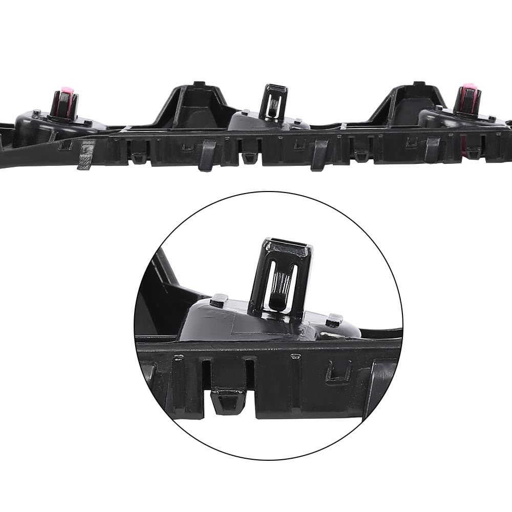 G-PLUS Rear Left and Right Side Bumper Bracket Set Compatible with 2019-2023 Nissan Altima (submodel: Platinum, S, SL, SR, SV)