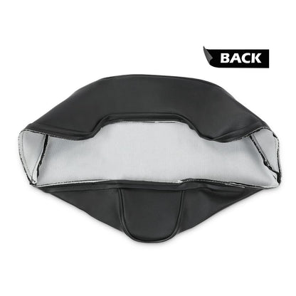 G-PLUS Seat Cover Synthetic Leather Black Compatible with 1979-1987 Yamaha QT50 MA50 Seat Cover