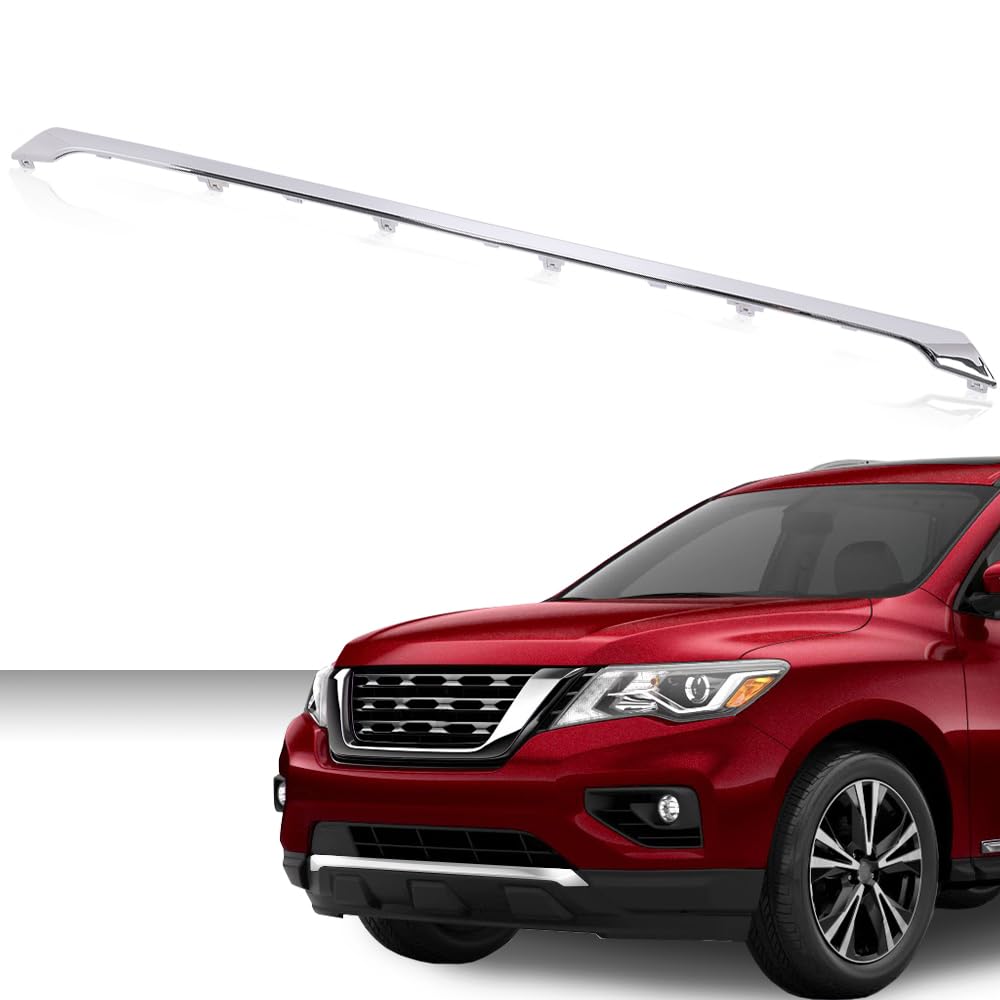 G-PLUS New Bumper Face Bar Trim Molding Step Pad Front Compatible with Nissan Pathfinder 2017-2020 620769PF0A, NI1044113