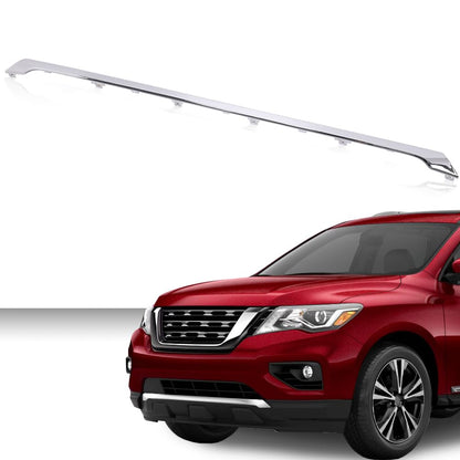 G-PLUS New Bumper Face Bar Trim Molding Step Pad Front Compatible with Nissan Pathfinder 2017-2020 620769PF0A, NI1044113