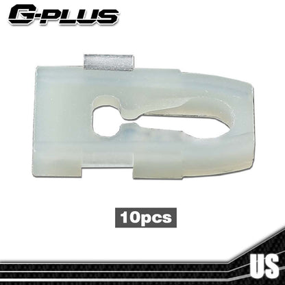 G-PLUS Body Side Fender Door Box Belt Molding Trim Clips 10pcs ZE Compatible with Dodge Ram 77-90