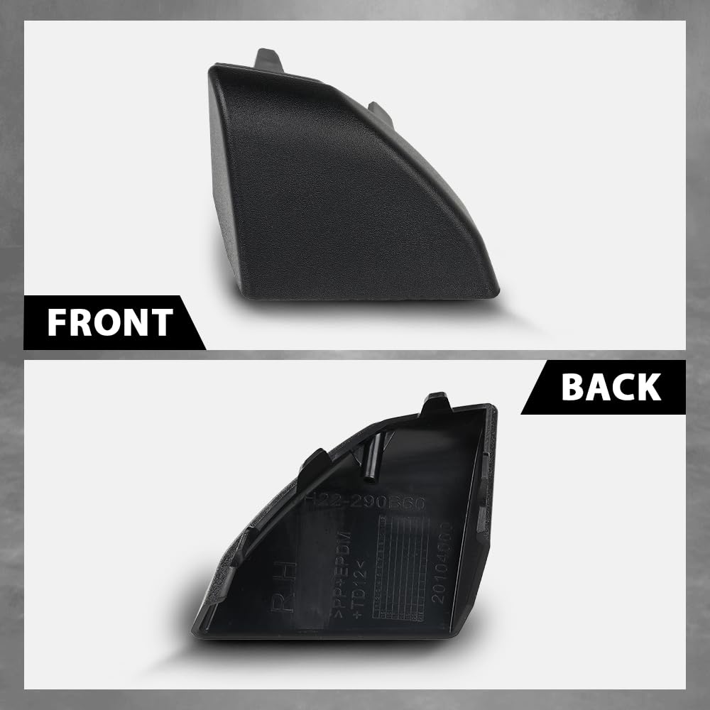G-PLUS Front Wheel Arch Moulding Cap Cover Right Side Compatible with LR3 LR4 Black