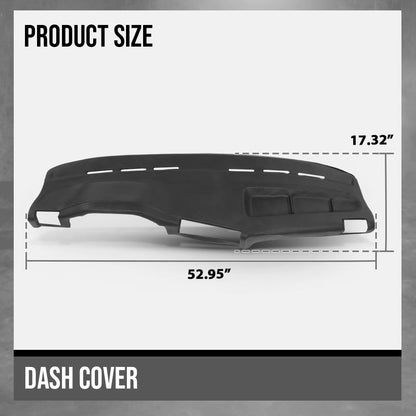 G-PLUS TPE Dash Cover Dashboard Panel Compatible with BMW E30 3 Series 318i 325e 325i 325is 1984-1990 Black