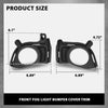 G-PLUS Pair Front Fog Light Bezel, Compatible with Toyota Highlander 2014 2015 2016, Bumper Cover Trims, Left Driver & Right Passenger Side 2PCS, TO1039178, TO1038178