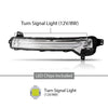 G-PLUS LED Turn Signal Lights Lamp w/Bulb Left+Right Side Compatible with Lincoln Corsair 2020-2024 LJ7Z13K371B, LJ7Z13K371A, FO2530174, FO2531174 Black
