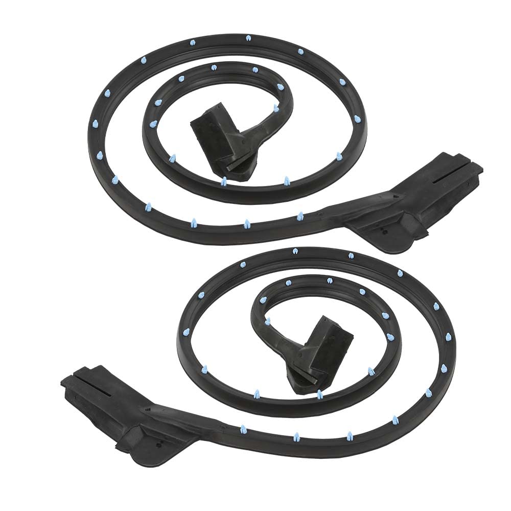 G-PLUS Full Weather Strip Seal Weatherstrip Kit Compatible with Chevy Corvette C4 Coupe 1884-1889 GM8489GGW Rear Hatch Weatherstrip Door Weatherstrip