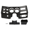 G-PLUS Dash Bezel W/Lower Column Cover with Storage Box Compatible with Chevy GMC Truck Blazer Suburban 1984-1987 without A/C & Wiper Switch Hole Black