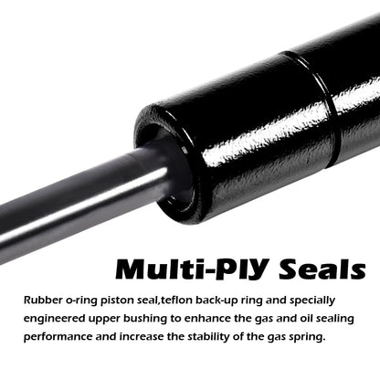 G-PLUS Gas Hood Struts Compatible with Chevy Trailblazer 2003-2006,Fit Chevy Trailblazer EXT 2002-2006,Fit GMC Envoy Gas Shock Lift Supports Pack Black