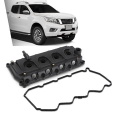 G-PLUS Valve Cover with Gasket for Nissan Navara D22 D40 YD25 Front View