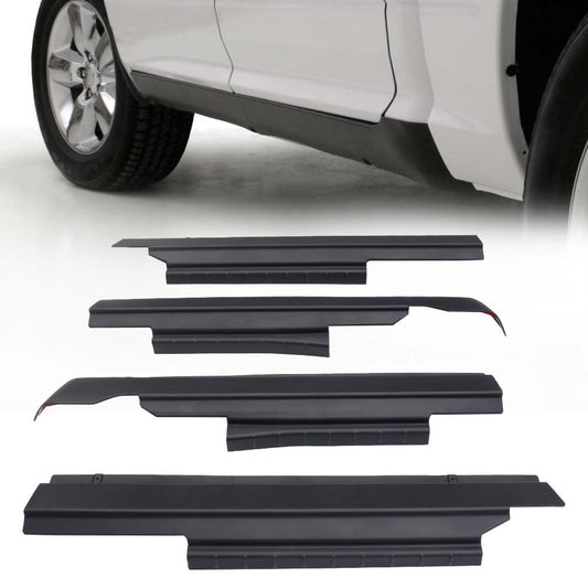G-PLUS Trail Armor Rocker Panel Guard Sill Trim Compatible with Dodge Ram 1500 2009-2018/Fit Dodge Ram 2500 3500 2010-2018 Black Textured Finish 14064