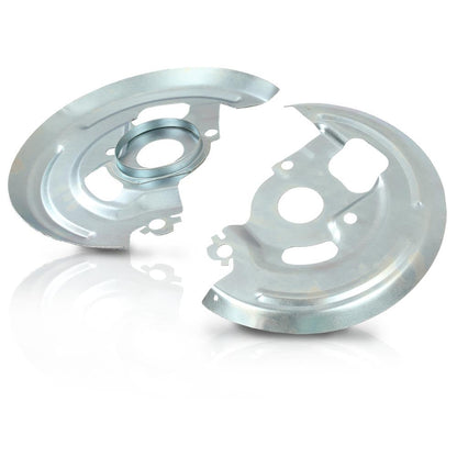 G-PLUS GM Disc Brake Caliper Brackets & Backing Plates Dust Shields Compatible with Buick Skylark/Chevy Chevelle Malibu/Pontiac Tempest/Oldsmobile 1964-1972