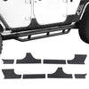 G-PLUS 4 Door Steel Door Body Armor Cladding Gaurd Compatible with Jeep Wrangler JK JKU 2007-2018