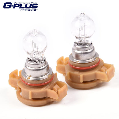 G-PLUS Fog Lights w/Bulbs Compatible With 07-14 GMC Sierra 1500/2500 / 3500 N, Front Bumper Driving Lamps,Clear lens Chrome Housing