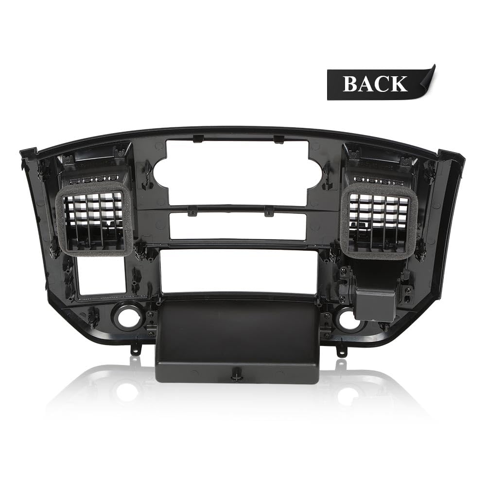 G-PLUS Center Dashboard Radio Climate Control Air Vent Bezel Panel Compatible with Dodge Ram 1500 2500 3500 Truck 2006-2008