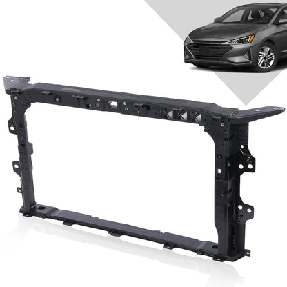 G-PLUS Radiator Support Core Assembly Compatible with Elantra 2019 2020 64101F2500, HY1225212 Black