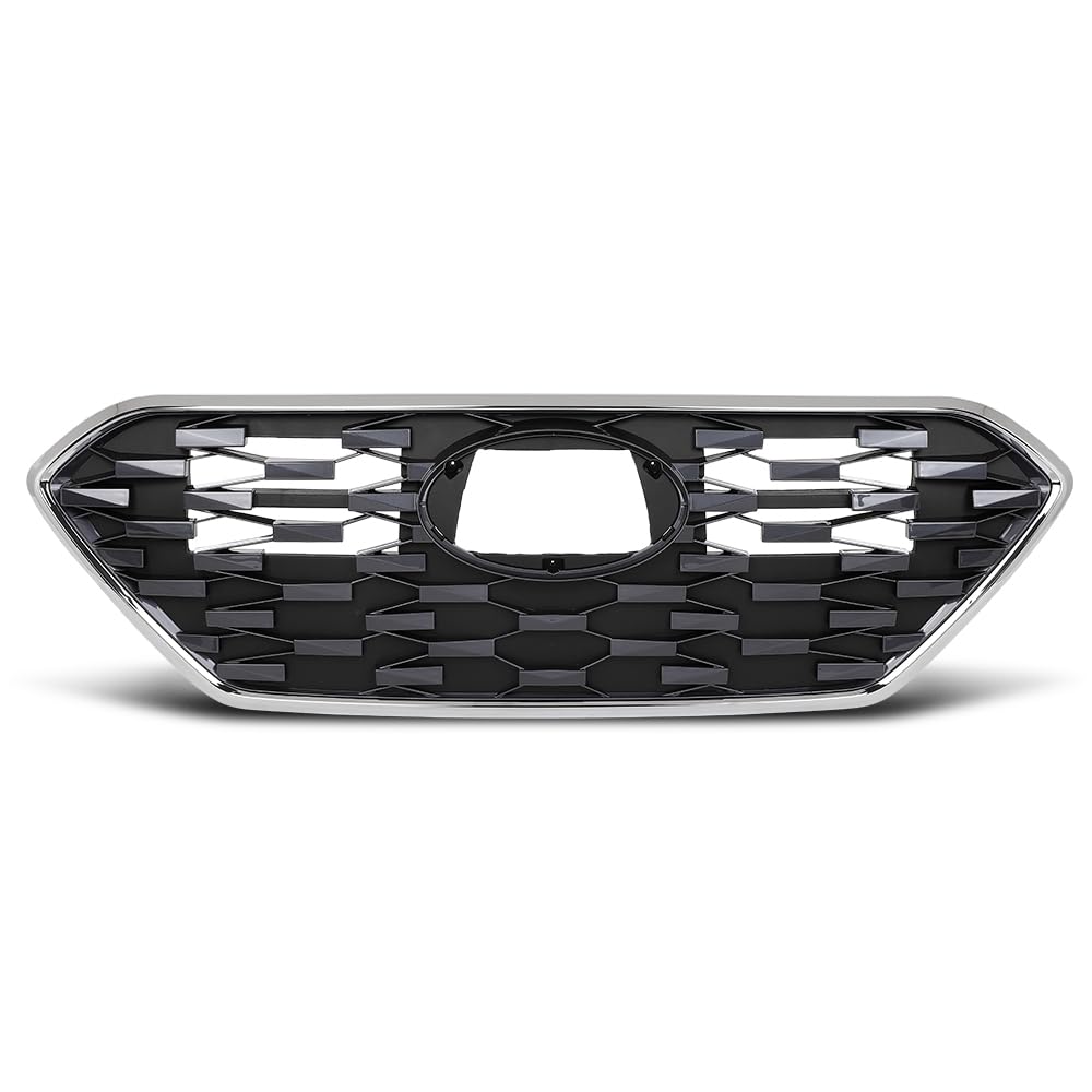 G-PLUS Front Bumper Grille Grill, Compatible with Ioniq 2020-2022 W/o Adaptive Cruise, 86350G2500, 86350 G2500