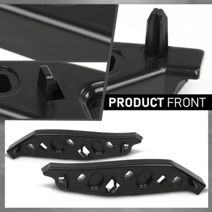 G-PLUS Front Bumper Support Mounting Holder Bracket Compatible with Land Range Rover Evoque 2019+ Black LR137681, LR114818