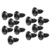 G-PLUS 1" Tall Rocker Molding Clips and Screw Set - 12 Pieces Compatible with GM Models Chevy 1962 1963 1964 1965 1966 1967 with Wide Style Rocker Panel Moldings